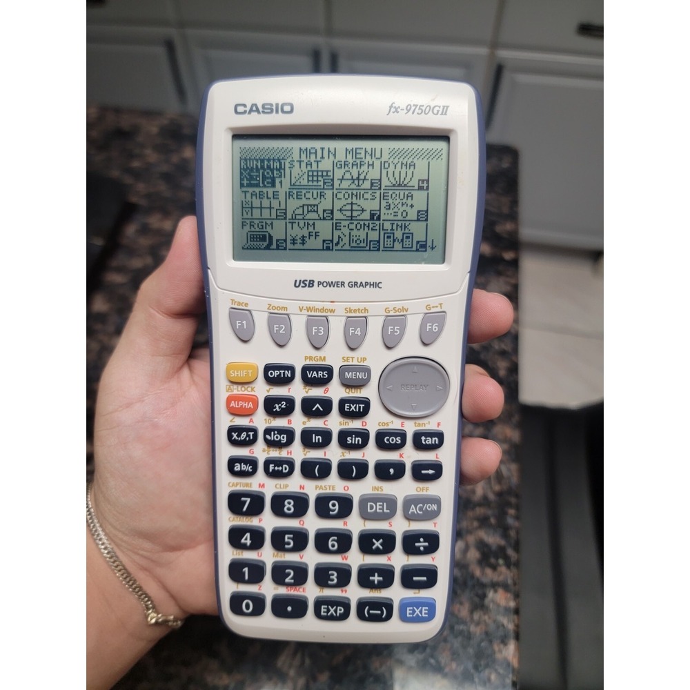 Casio FX-9750GII Graphing Calculator - White